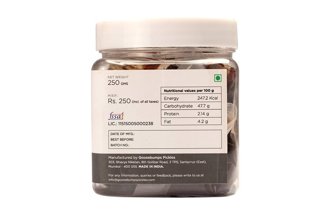 Goosebumps Gol Keri    Glass Jar  250 grams